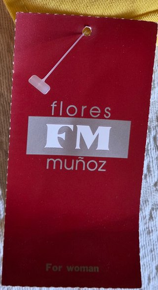 Chaleco Flores Muñoz Amarillo T48 Nuevo