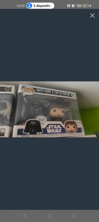 Funko Pop Star Wars Darth Vader & Luke Skywalker