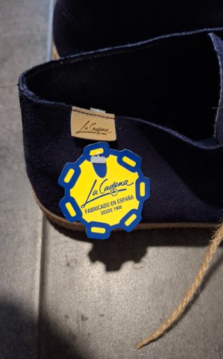 Zapatos serraje marca La Cadena. N39. Sin estrenar