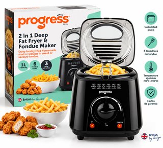 Freidora y Fondue 2 en 1 Progress