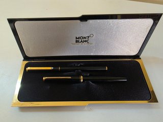 Set di due penne Montblanc vintage