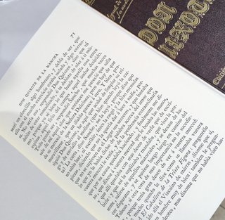 Edición de lujo en 4 tomos de Don Quijote de la Ma