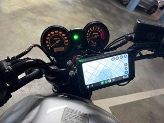 Honda CBF 500 Naked Plata.
