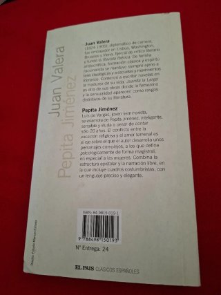Libro Pepita Jiménez - Juan Valera.
