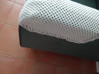 3 Pares. Protectores Brazos de Sofá de Ganchillo