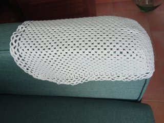 3 Pares. Protectores Brazos de Sofá de Ganchillo