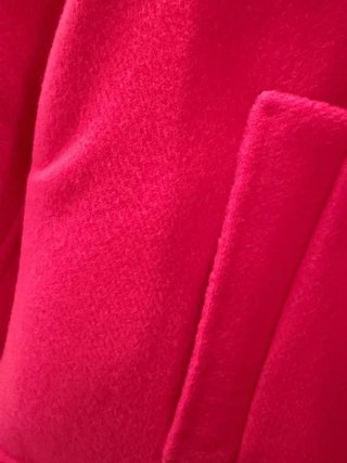 Cappotto rosa doppio petto