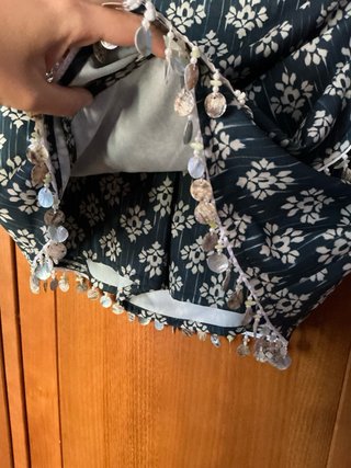 Falda pantalón estampada Zara