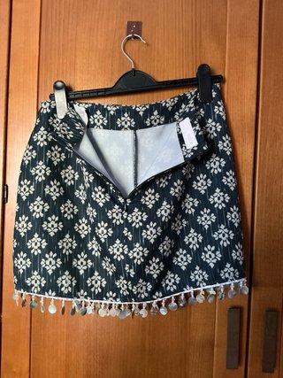 Falda pantalón estampada Zara