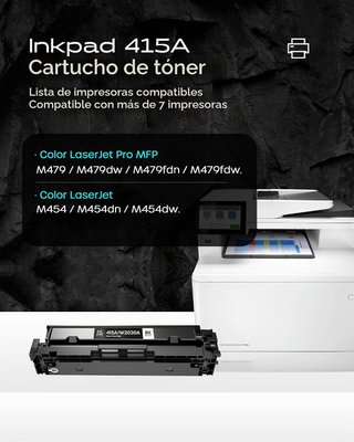 415A TÓNER HP 4 COLORES W2030X 2400 PÁGINAS