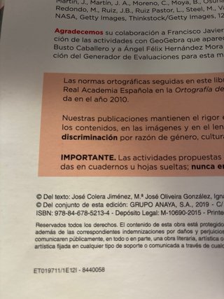 Matematica orientadas alas enseñanzas academ.3Eso