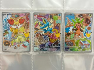 Cartas Pokémon: 3 cartas de pokémon iniciales