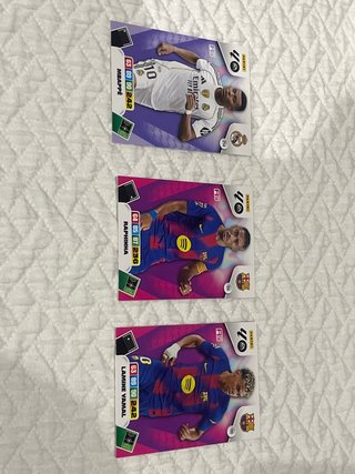 3 Cromos Panini Adrenalyn XL