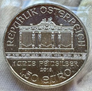 Moneda PLATA 1 Onza AUSTRIA 2018 Filarmónica Oz