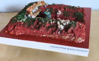 Diorama storico Trincea prima guerra mondiale