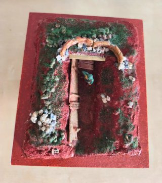 Diorama storico Trincea prima guerra mondiale