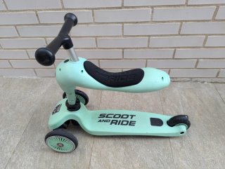 Bicicletta Sawyer e monopattino Scoot and Ride