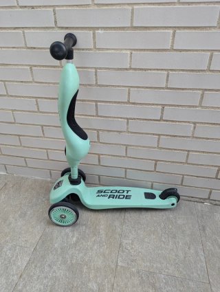 Bicicletta Sawyer e monopattino Scoot and Ride