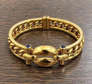 PULSERA DE DISEÑO ORO 18KL DE OCASION