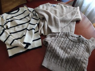 Lote de 3 Jerseys de Punto Talla XS