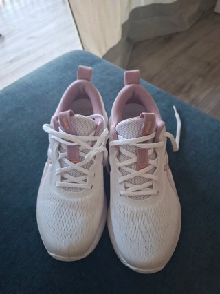 Bambas Asics Blancas y Rosas