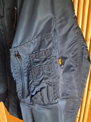 Cazadora Alpha Industries Azul Talla XXL
