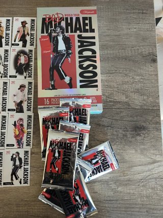 30 Tarjetas Keepsake Michael Jackson Bad World Tou