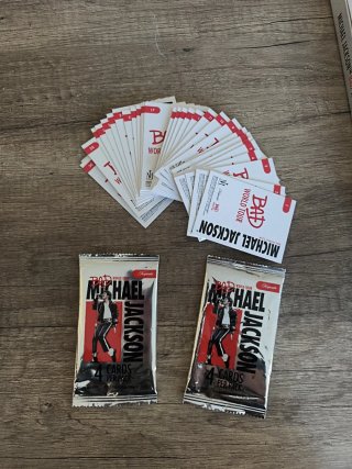 30 Tarjetas Keepsake Michael Jackson Bad World Tou