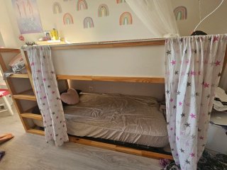 Cama Kura Reversible de Pino 90x200 cm