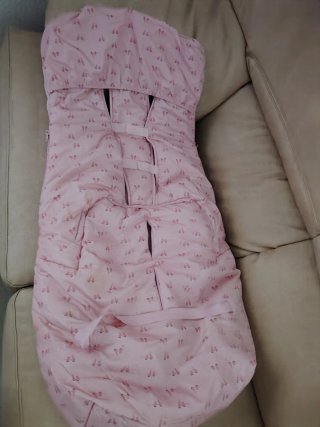 Saco para silla de paseo rosa