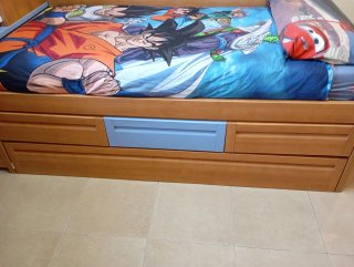 Dormitorio juvenil con cama nido