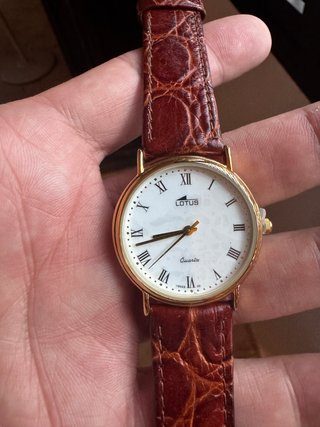 Reloj Lotus Vintage 15023 Dorado y Marrón