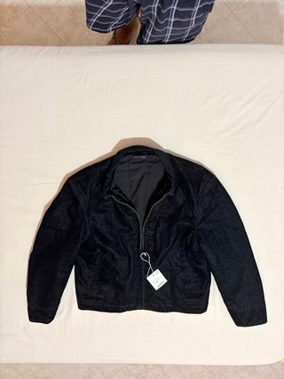 Giacca Zara Velluto a coste Nera