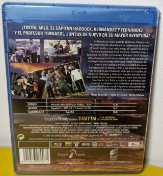 TINTÍN y el secreto del toisón de oro (B-Ray+DVD)