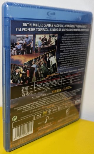 TINTÍN y el secreto del toisón de oro (B-Ray+DVD)