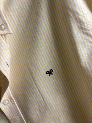 Camisa Silbon Rayas Amarilla Talla S