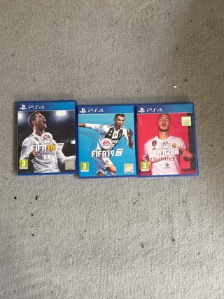 Lote de  3 Juegos FIFA para PS4