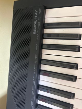 Piano Electrónico Alesis, funda, patas y banqueta