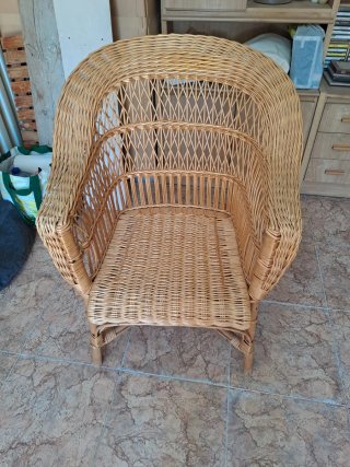Sillón de Mimbre