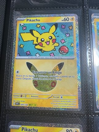 Pikachu 30 Aniversario Carta Pokémon (se negocia)