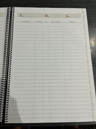 Libro de reservas