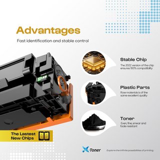 X-TONER 203A TÓNER HP 4 COLORES CF540A 1400 PÁGINA