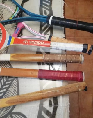 Set di racchette da tennis/badminton vintage