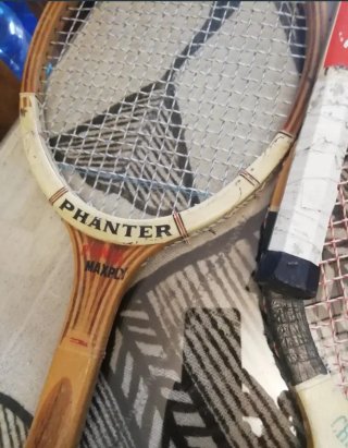 Set di racchette da tennis/badminton vintage