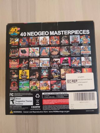 Neo Geo mini y mando