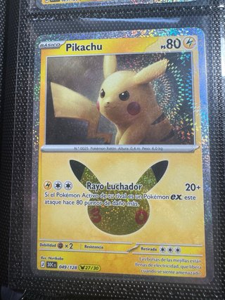 Pikachu Básico 049/128 30 Aniversario(se negocia)