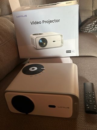 Proyector Video WIMIUS P63 Beige/Blanco