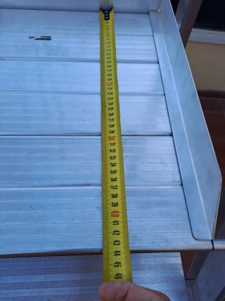 Escalera móvil 2XL con plataforma
