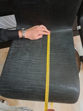 Juego de 4 sillas negras modernas salón