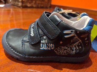 Zapatos Piel Niño Talla 26 suela fluorescente